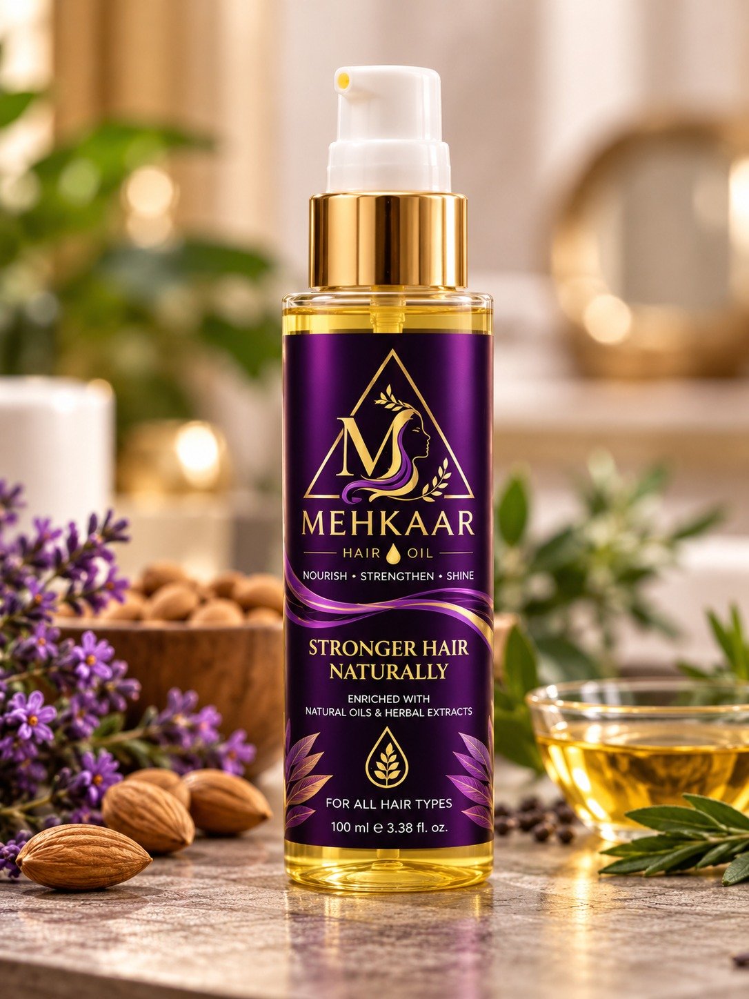 Mehkaar Hair Oil 100ml - Natural Hair Oil